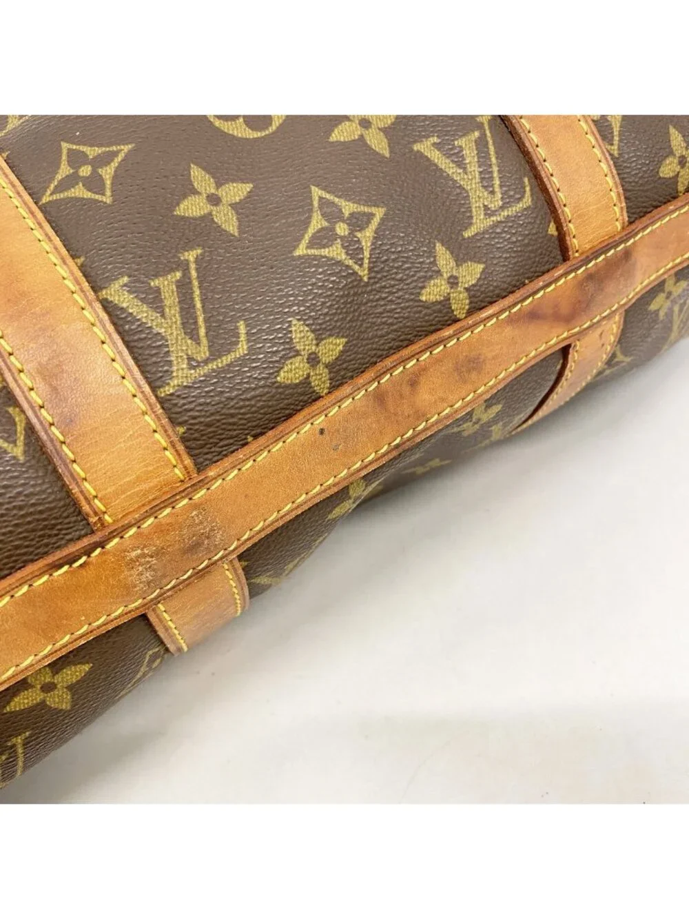 Louis Vuitton Boston Bag Monogram Flanerie 45 Brown